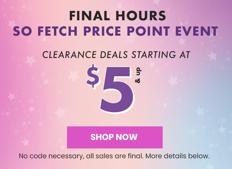 Clearance Items Starting At \\$5 & Up