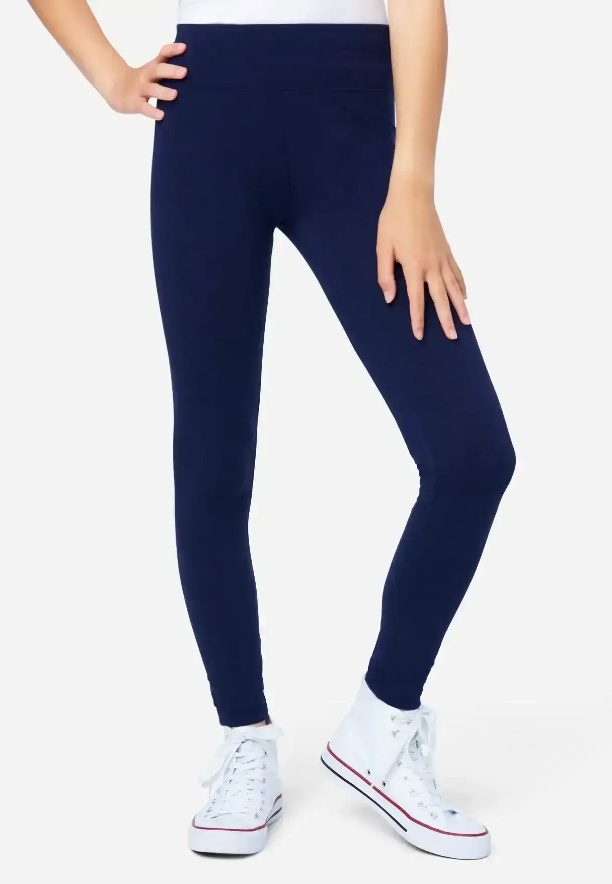 Image of Casual High-Rise Full-Length Leggings