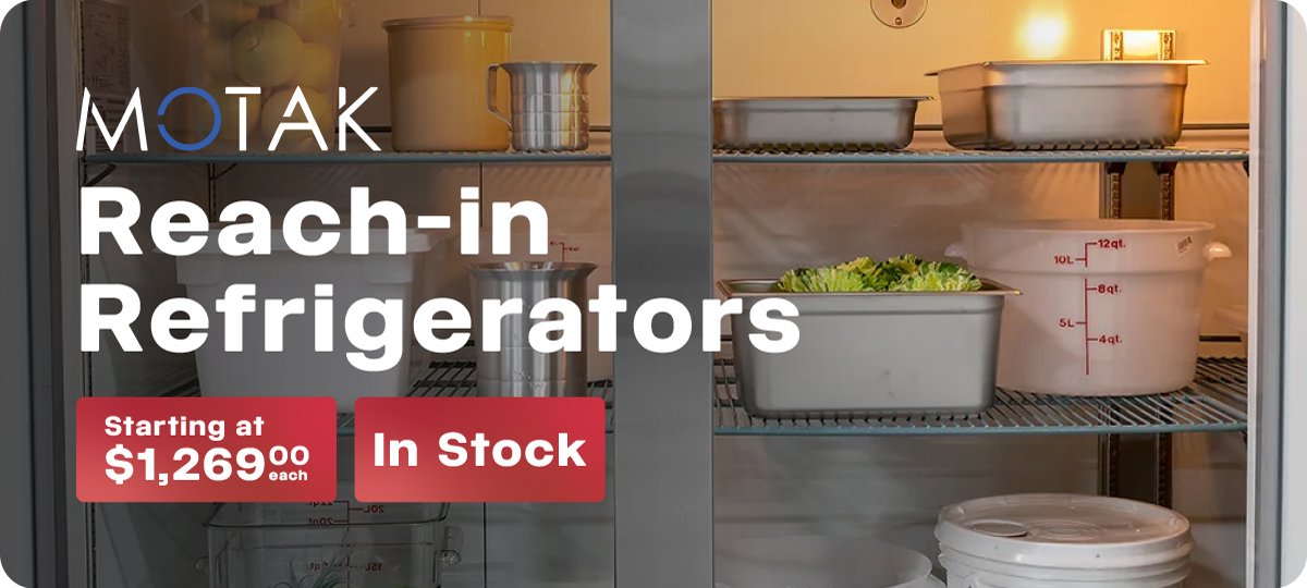 MoTak Reach-in Refrigerators