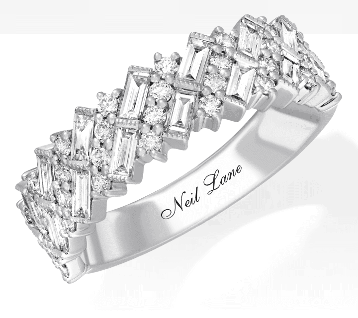 Neil Lane Bridal Diamond Anniversary Band 1 carat tw 14K White Gold