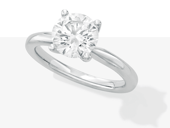 Lab-Created Diamonds by KAY Solitaire Ring 2 ct tw Round-cut