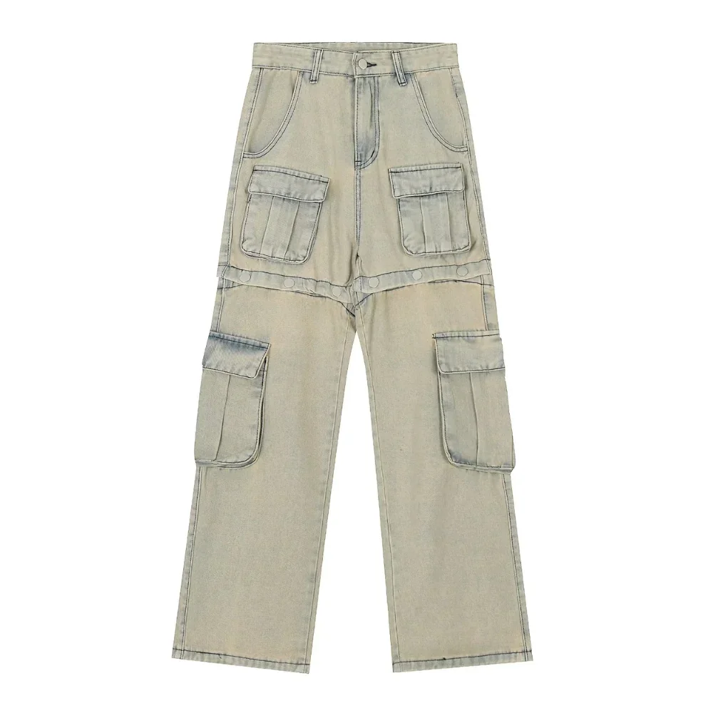 Image of Women's High Street Removable Distressed Cargo Pants