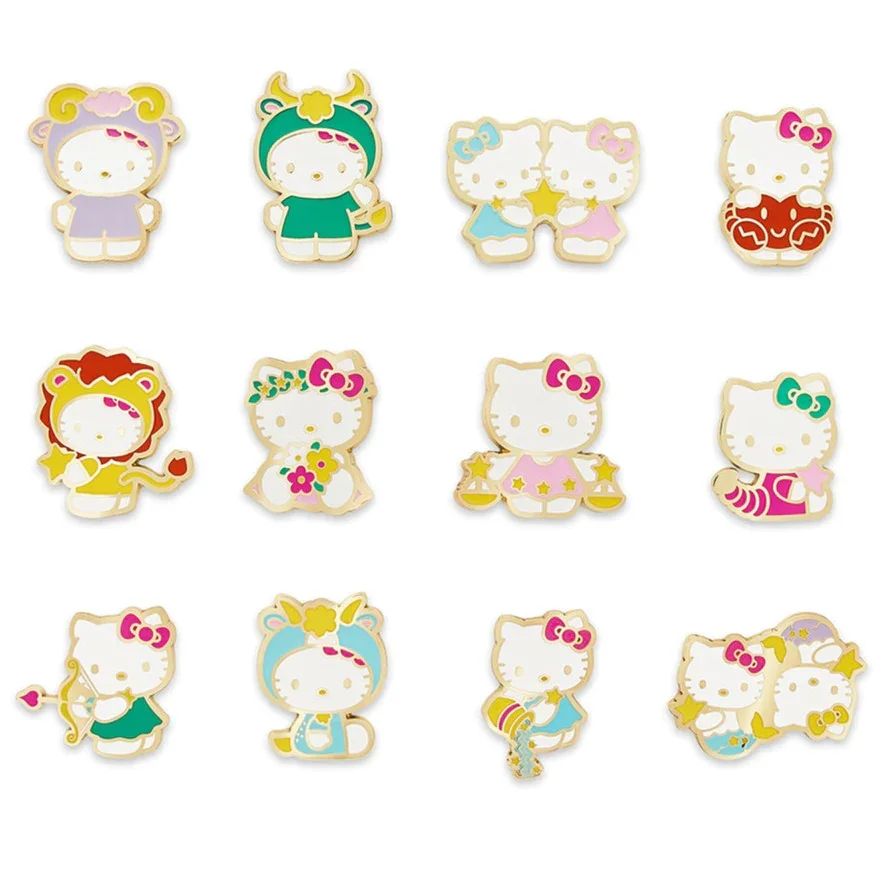 Image of Hello Kitty® Star Sign Collectible Zodiac Enamel Pin Series by Kidrobot