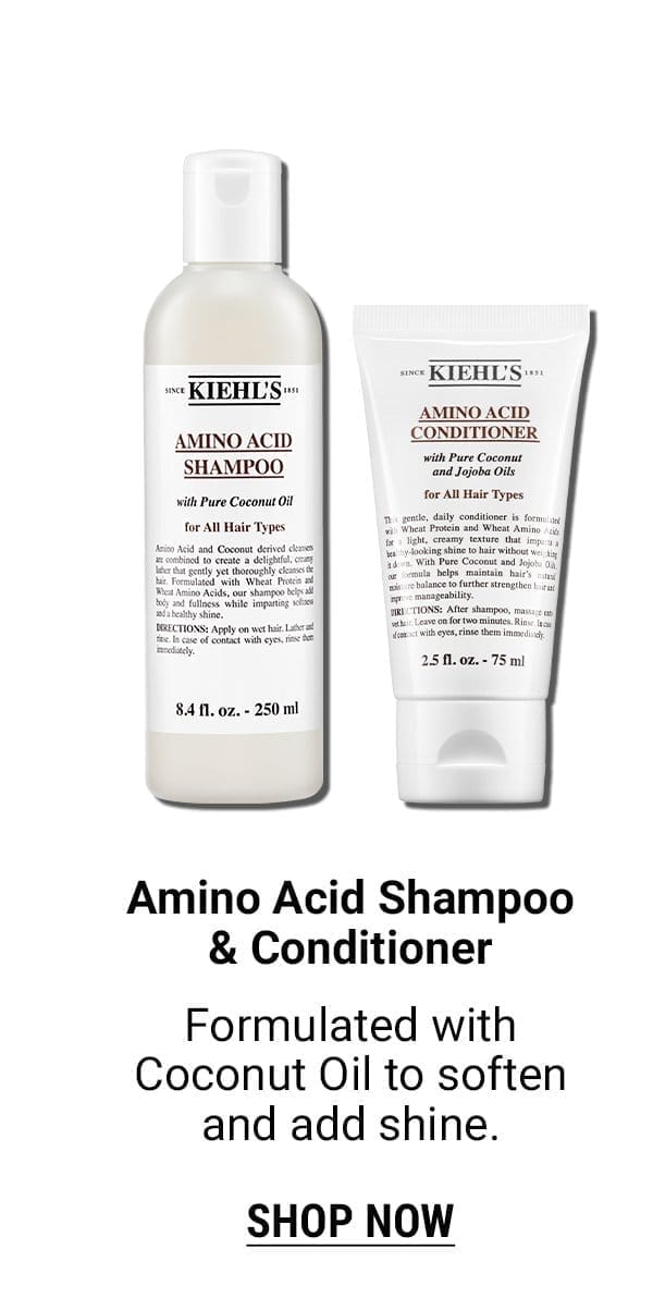 Amino Acid Shampoo and Conditioner