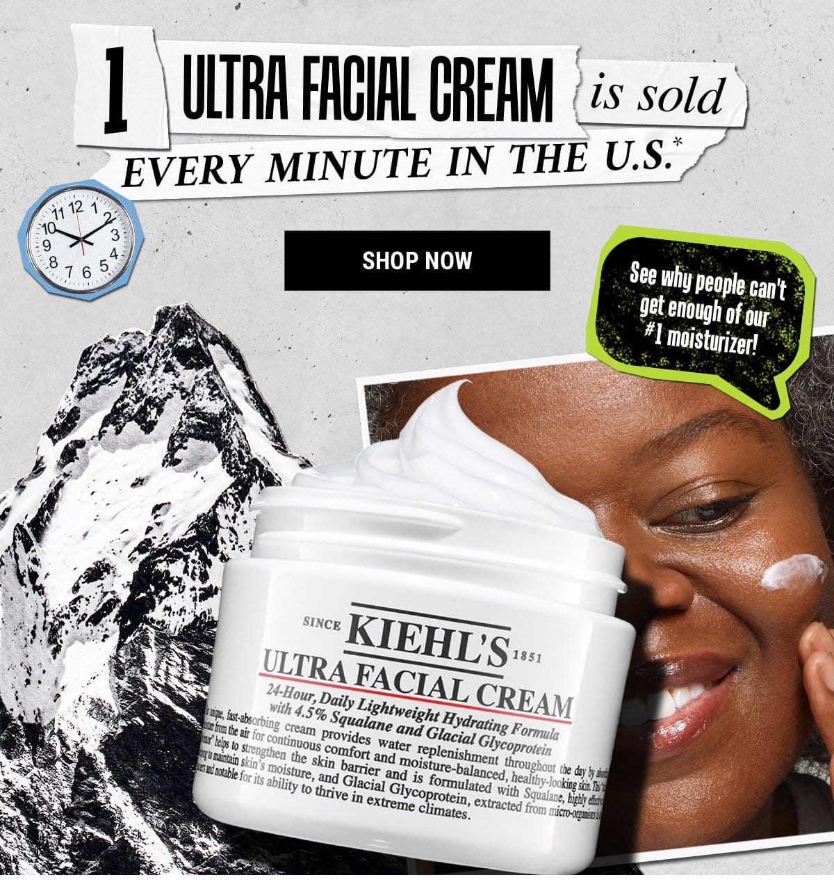 1 Ultra Facial Cream is Sold Every Minute In The U.S.