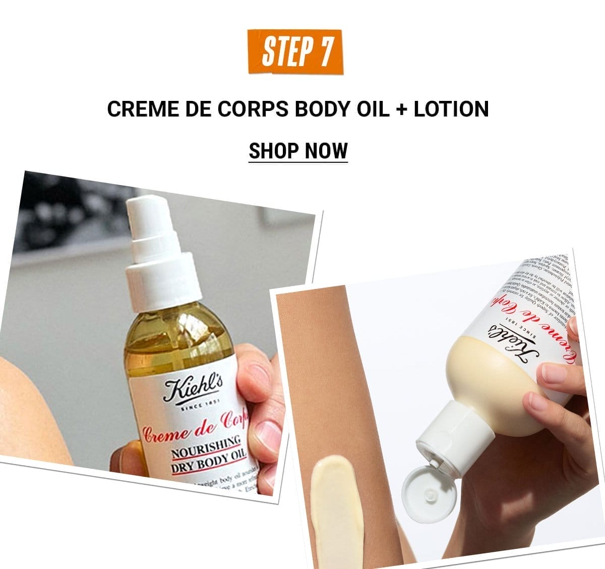 Creme De Corps Body Oil + Lotion