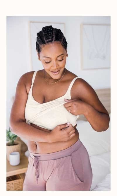 Sublime® Bamboo Hands-Free Pumping Lounge & Sleep Bra