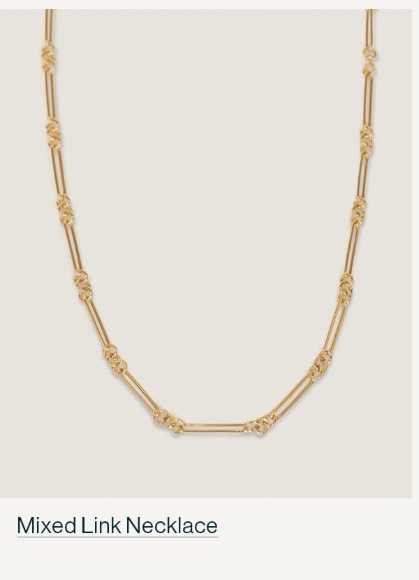 Mixed Link Chain Necklace