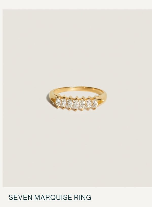 Seven Marquise Ring