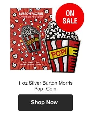 1 oz Silver Burton Morris Pop! Coin (2023) 