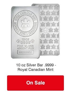 10 oz silver bar - RCM