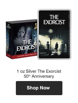 1 oz Silver The Exorcist 50th Anniversary Coin