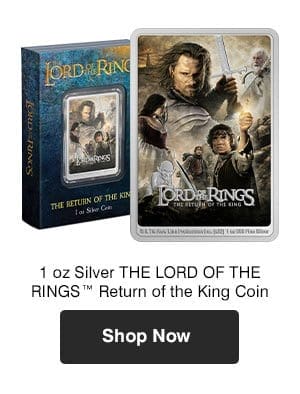 1 oz Silver THE LORD OF THE RINGS ™ Return of the King Coin 