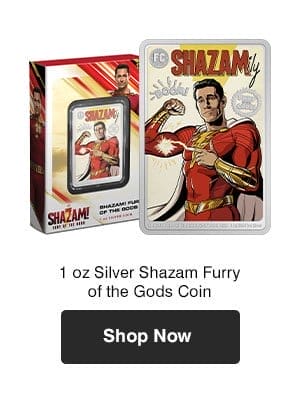 1 oz Silver Shazam Furry of the Gods Coin 