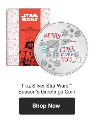 1 oz Silver Star Wars™ Season’s Greetings Coin