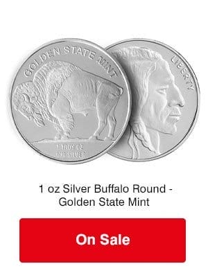 1 oz Silver Buffalo - GSM on sale! 