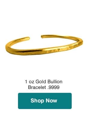 1 oz Gold Bullion Bracelet .9999