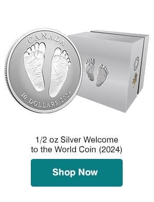 1/2 oz Silver Welcome to the World Coin (2024) 