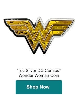 1 oz Silver DC Comics® Wonder Woman Coin (2022) 