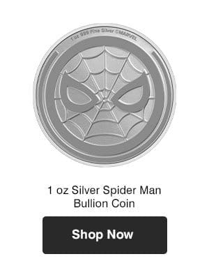 1 oz Silver Spider-Man Bullion Coin
