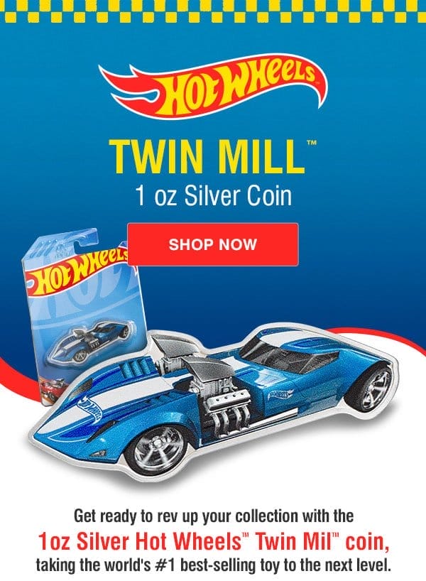 Buy 1 oz Silver Hot Wheels™ Twin Mill™ Coin