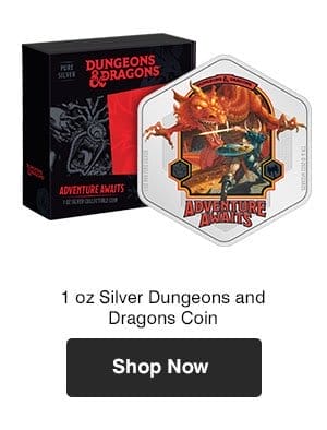 1 oz Silver Dungeons and Dragons Coin (2023) 