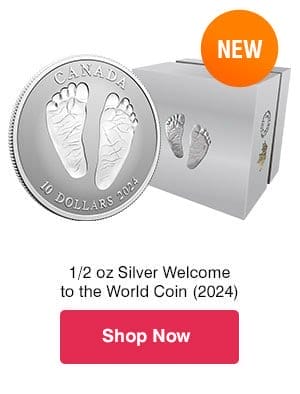 1/2 oz Silver Welcome to the World Coin (2024) 
