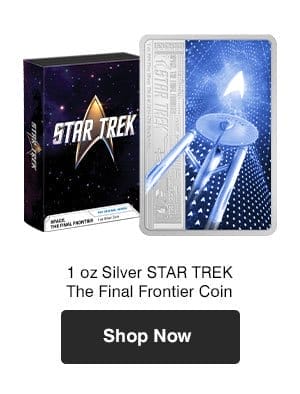 1 oz Silver Star Trek The Final Frontier Coin (2024)