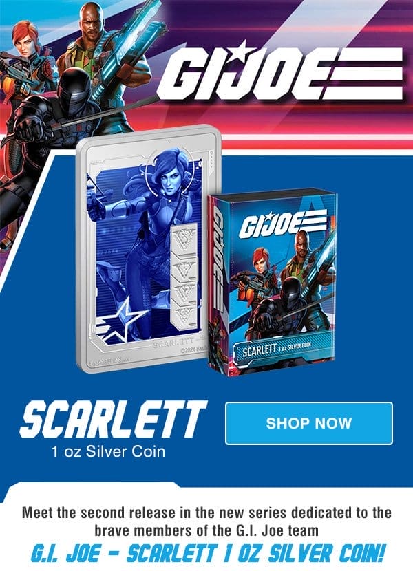 Buy 1 oz Silver G.I Joe Scarlett Coin (2024)