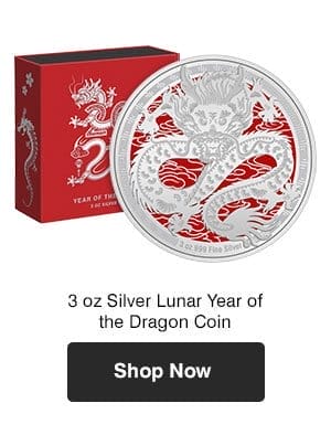 3 oz Silver Lunar Year of the Dragon Coin (2024) 
