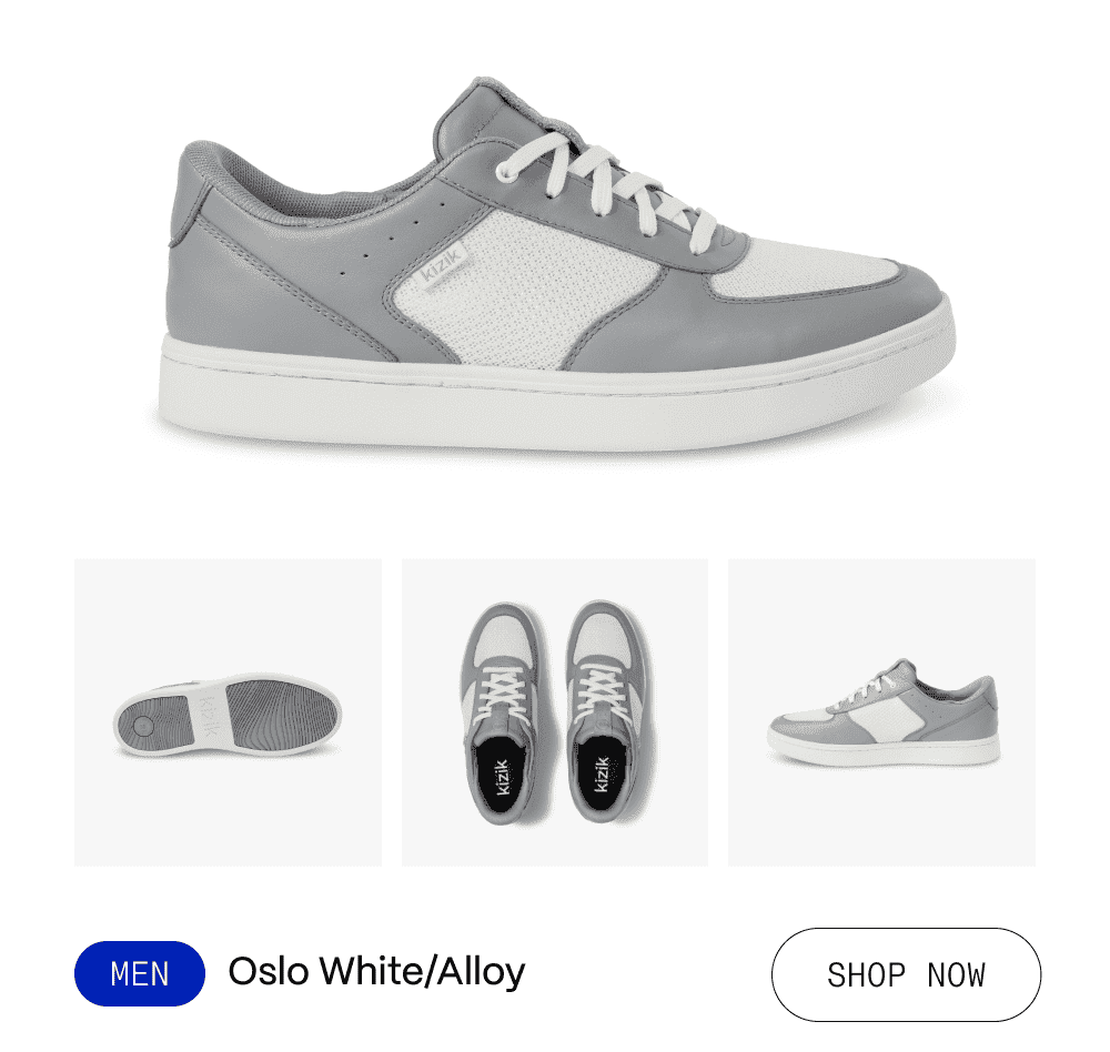 Oslo White/Alloy