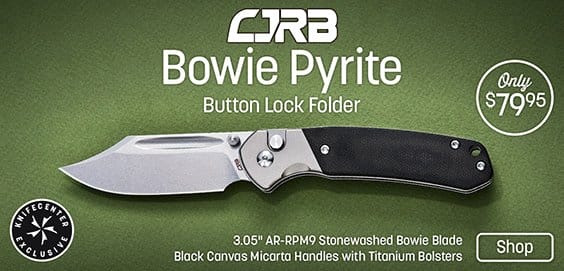 CJRB Cutlery Pyrite Folding Knife