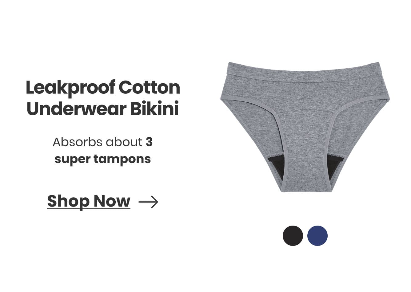Leakproof Cotton Bikini