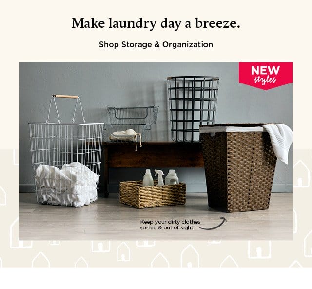 make laundry day a breeze. shop storage and organization.