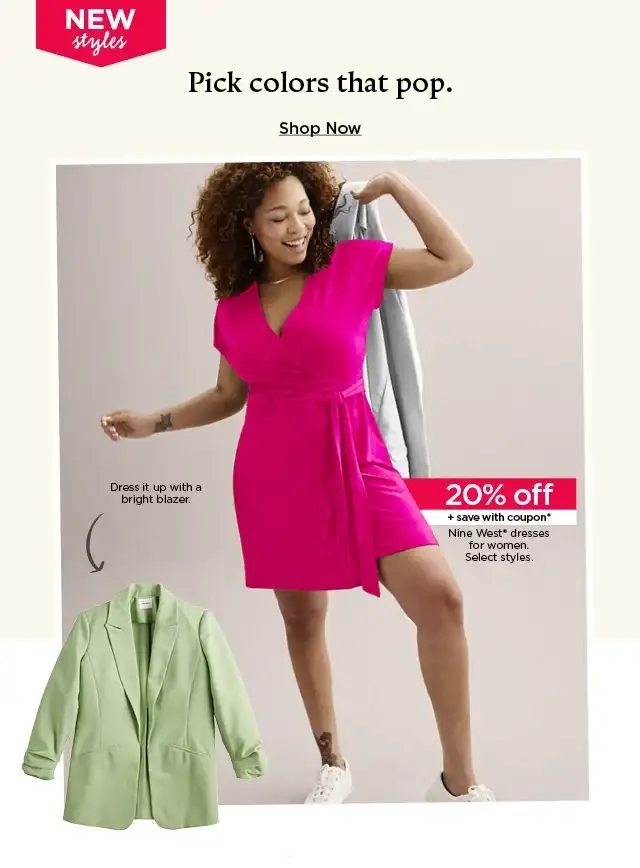 20% off plus save with coupon nine west dresses for women. select styles. shop now.