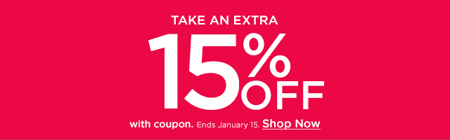 take an extra 15% off with coupon. shop now.
