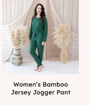 Women's Bamboo Jersey Jogger Pant