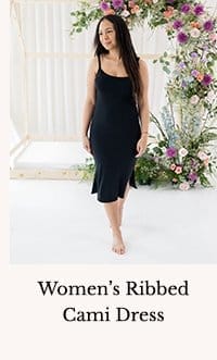 Women's Ribbed Cami Dress