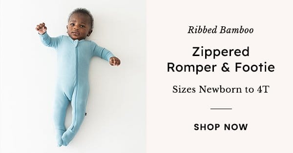Shop Zippered Romper + Footie