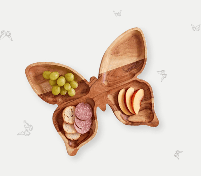 4-Section Dolly Parton Butterfly Platter