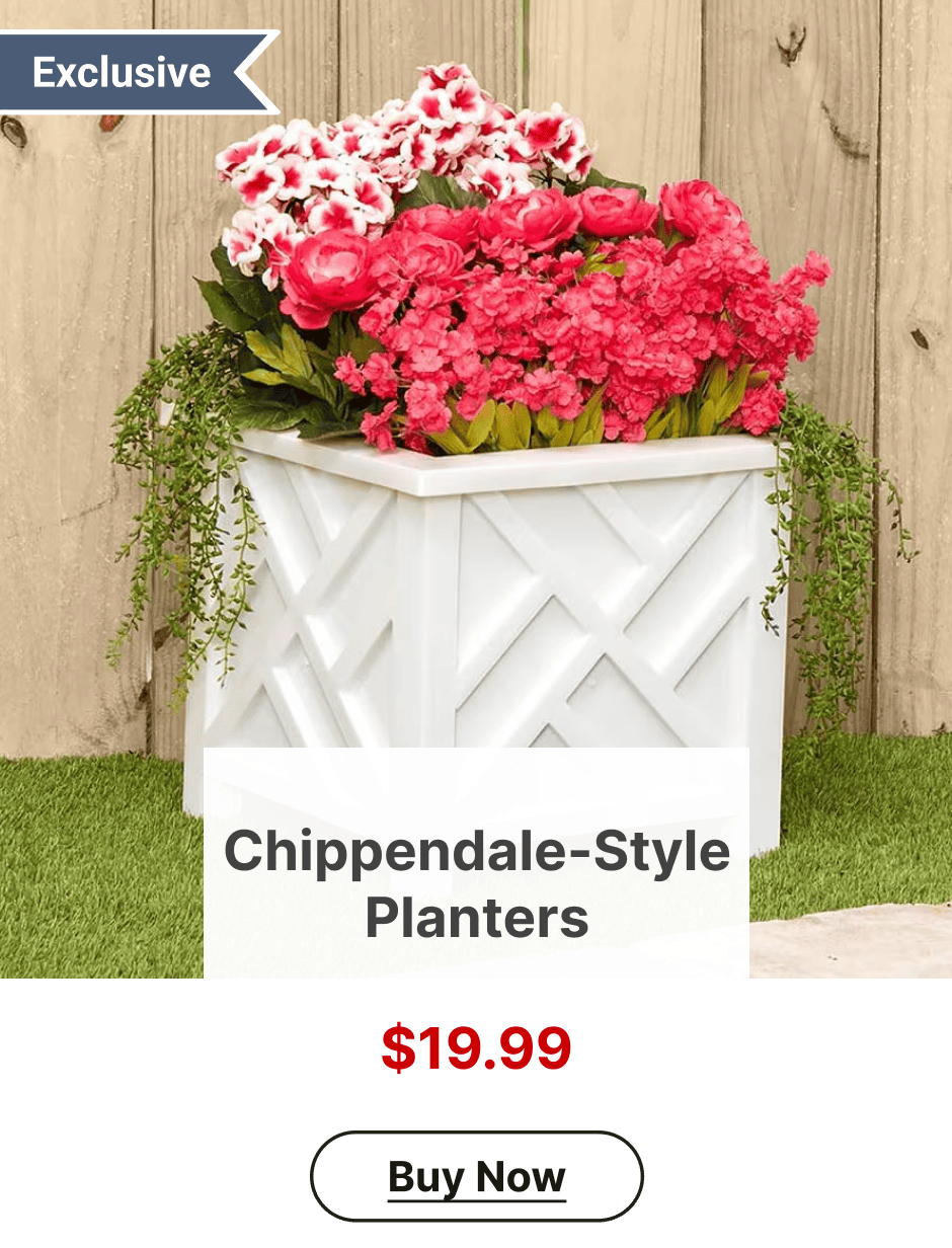 Chippendale-Style Planters