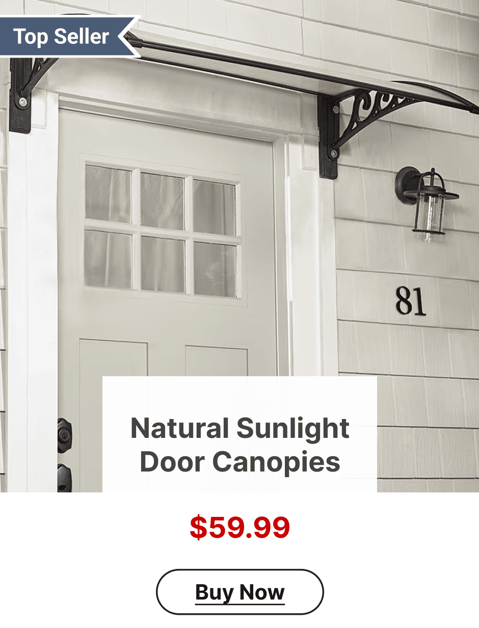 Natural Sunlight Door Canopies