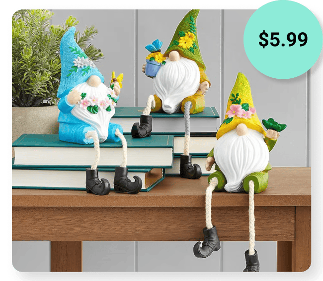 Gnome Shelf Sitters