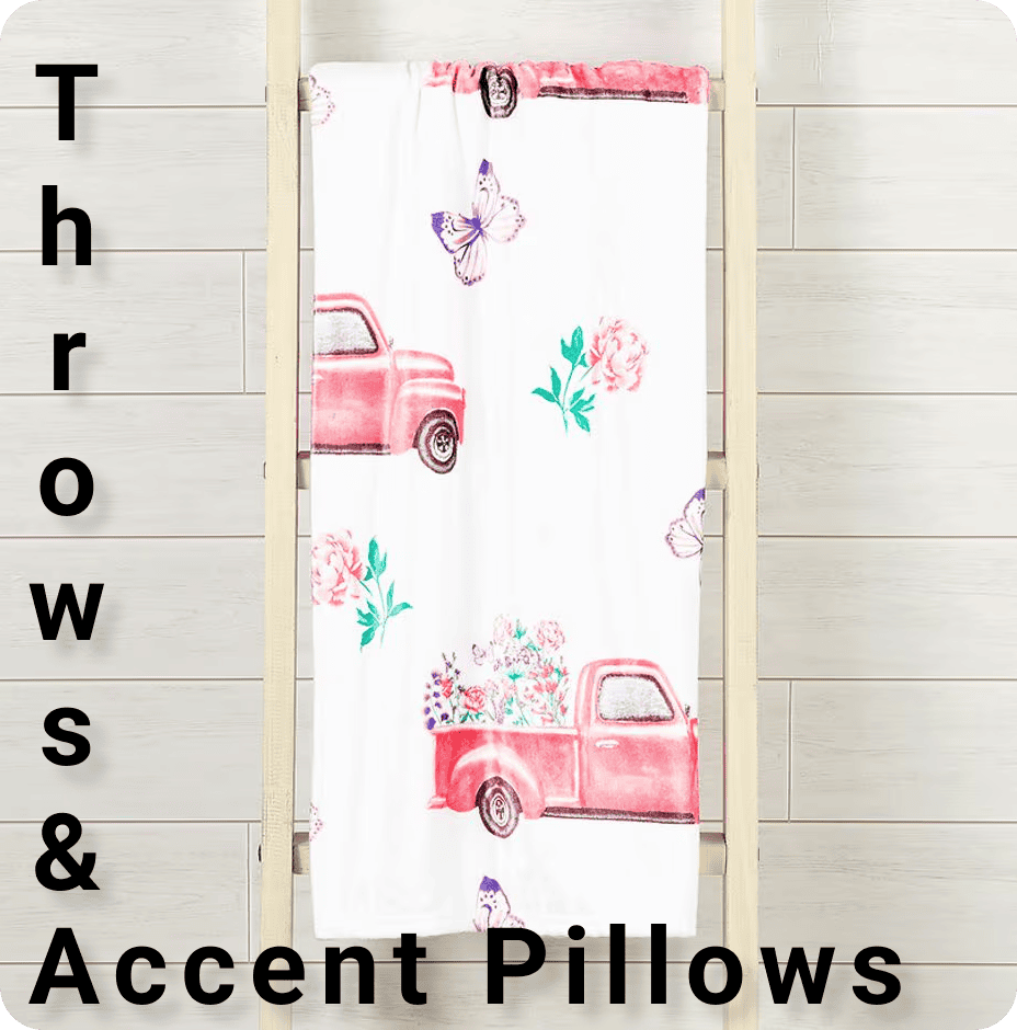 Throw Blankets & Accent Pillows
