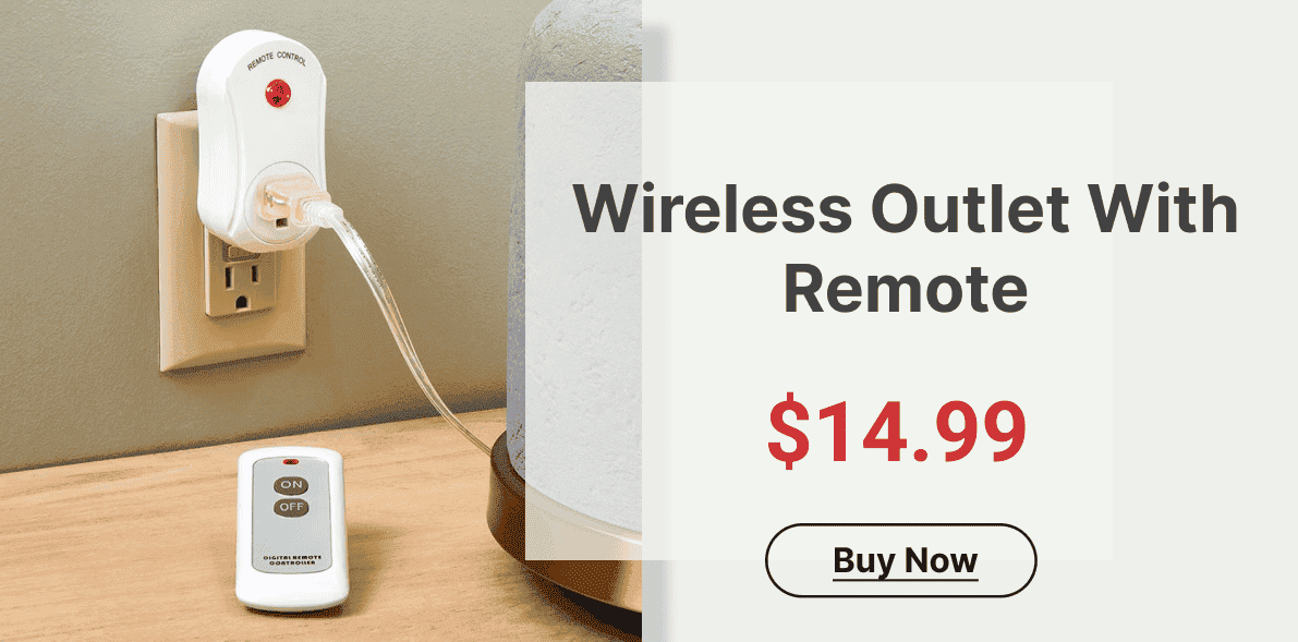 Wireless Outlet With Remote