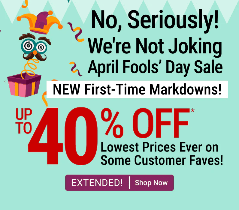 April Fools' Sale