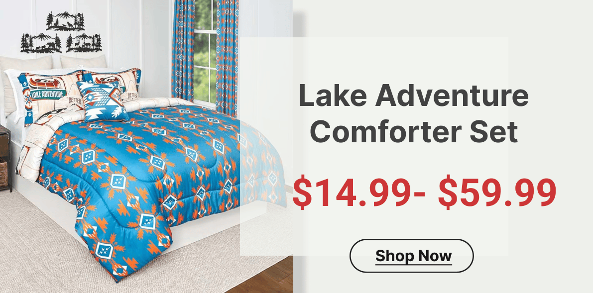 Lake Adventure Comforter Set