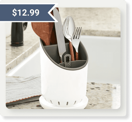 Cutlery Holder with Drip Tray