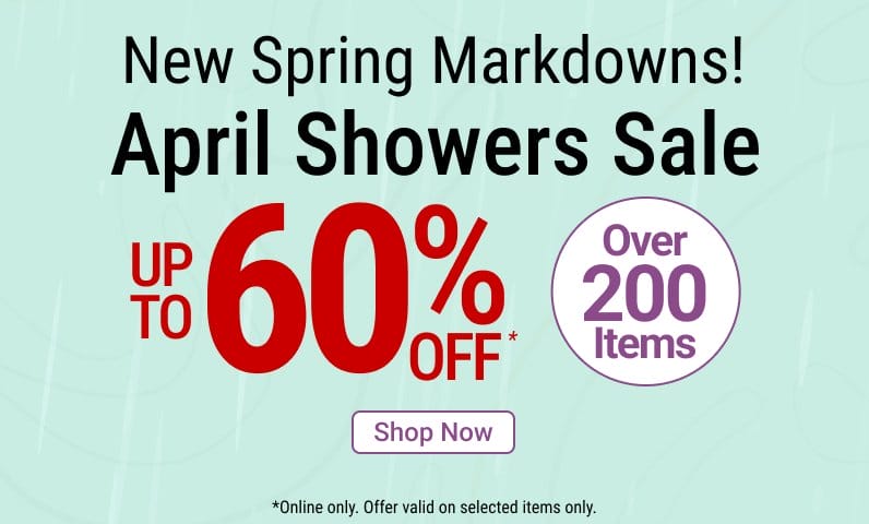 April Showers Sale