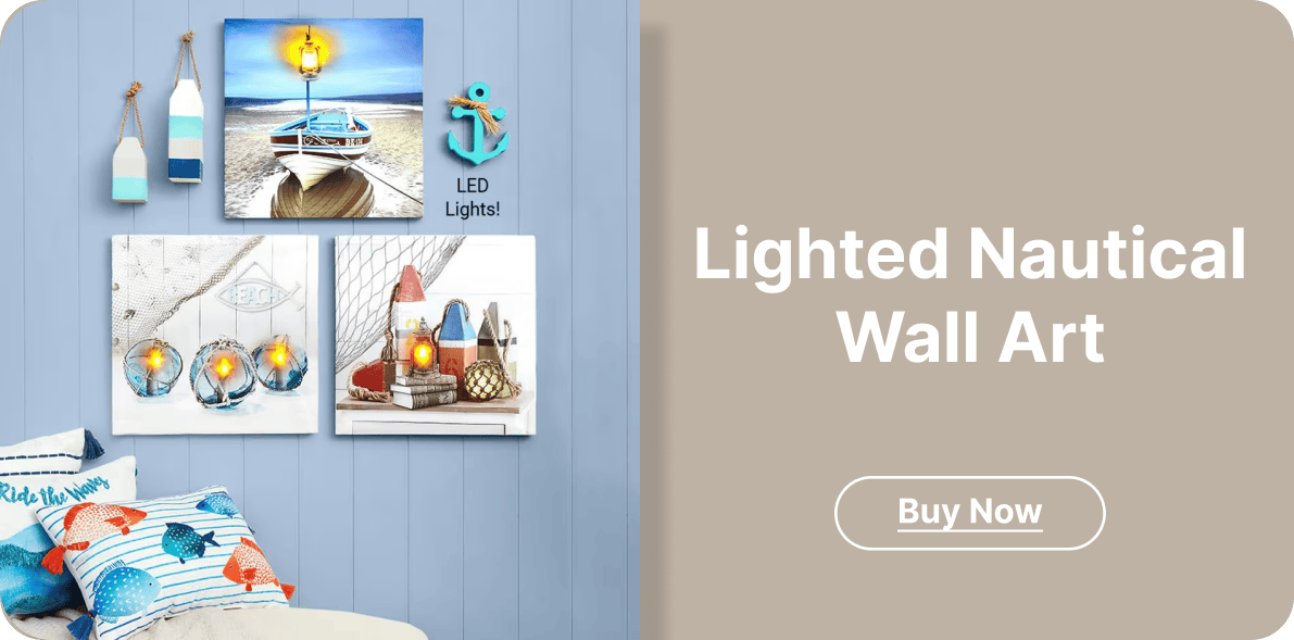 Lighted Nautical Wall Art